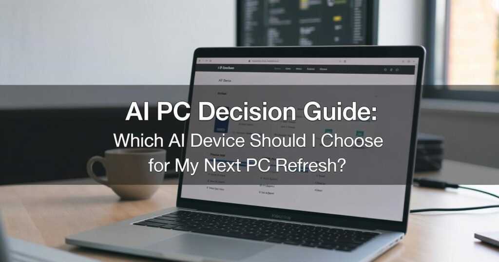 Selecting the Ideal AI-Ready Device for Your Next PC Refresh
