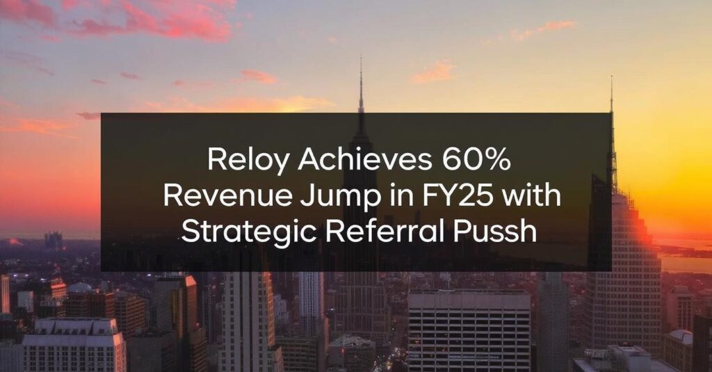 Reloy Achieves 60% Revenue Jump in FY25 with Strategic Referral Push