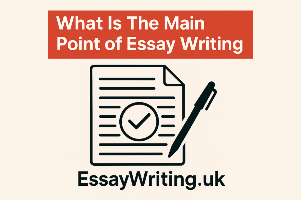 What Is The Main Point of Essay Writing UK?