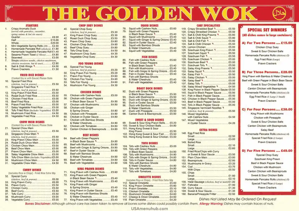 What Makes the Golden Wok New London Menu Stand Out