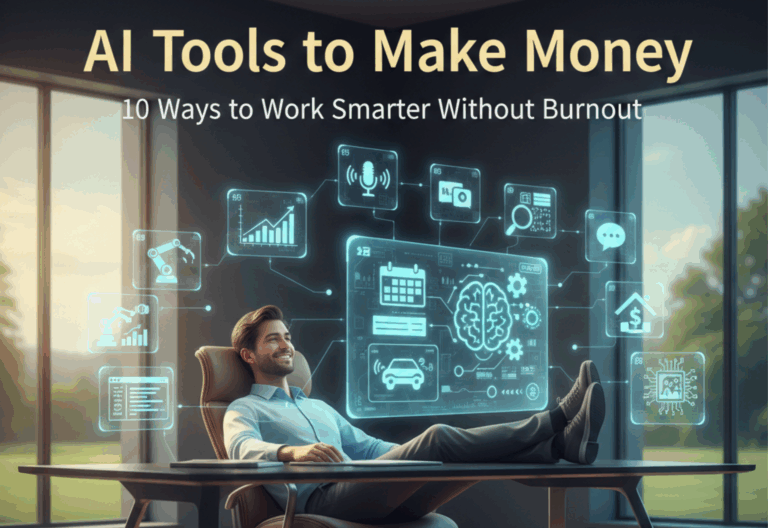 10 Ways AI Helps You Earn Money Without Burning Out💸 10 Ways AI Helps You Earn Money Without Burning Out💸