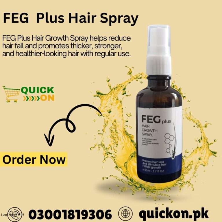 FEG Plus Hair Growth Spray in Pakistan - Natural Solution for Hair Fall and Hair Regrowth | 03001819306 FEG Plus Hair Growth Spray in Pakistan – Natural Solution for Hair Fall and Hair Regrowth | 03001819306