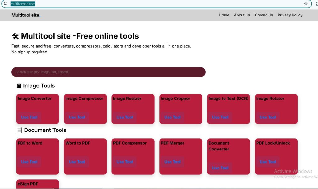 What Is MultiTooSite.com? The Best Online All-in-One Tools Platform
