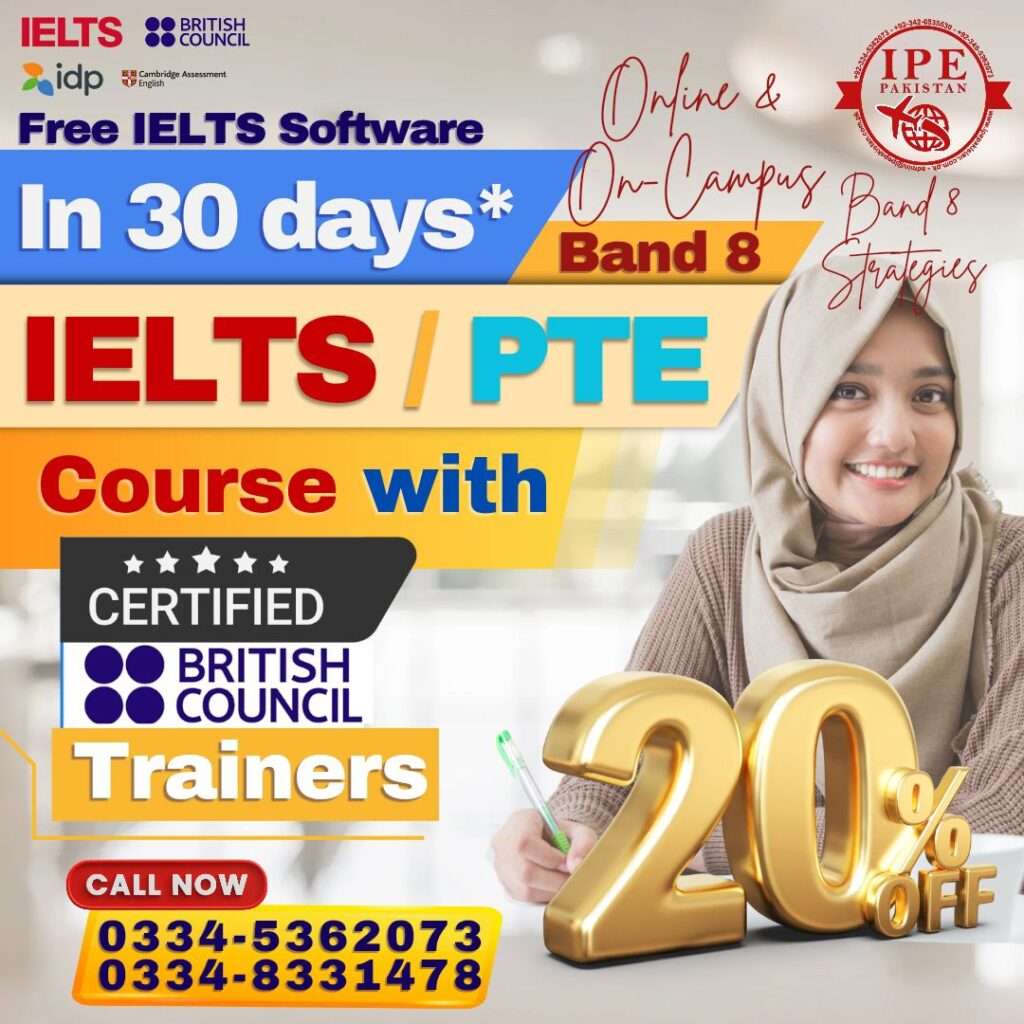 No.1 IELTS & PTE Institute in Rawalpindi and Islamabad