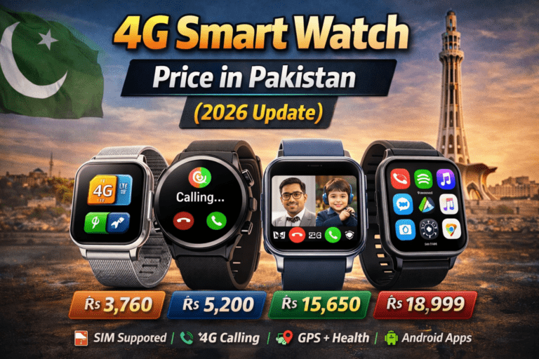 4G Smart Watch Price in Pakistan (2026 Update)