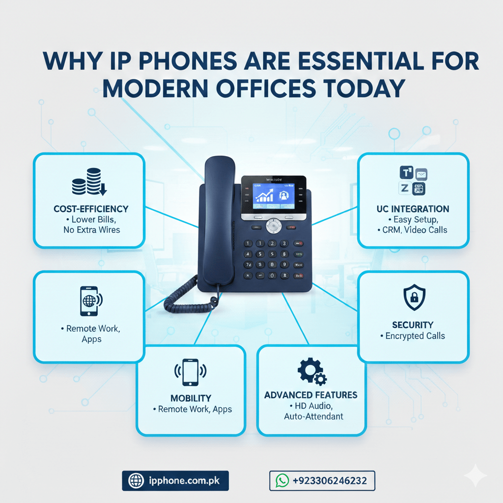 Why IP Phones Are Essential for Modern Offices Today?