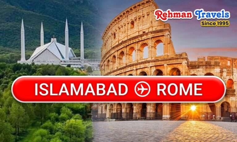 Cheapest Islamabad to Rome Flights – Book Online Today