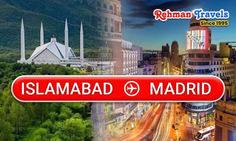 Islamabad to Madrid Air Tickets – Best Deals & Offers Islamabad to Madrid Air Tickets – Best Deals & Offers