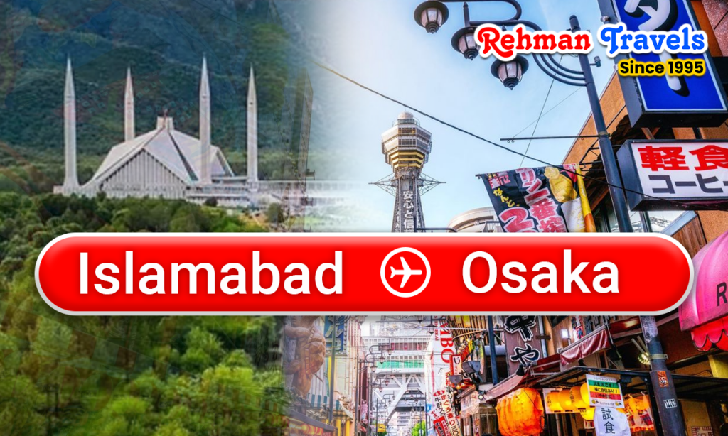 Best Deals on Islamabad to Osaka Flights