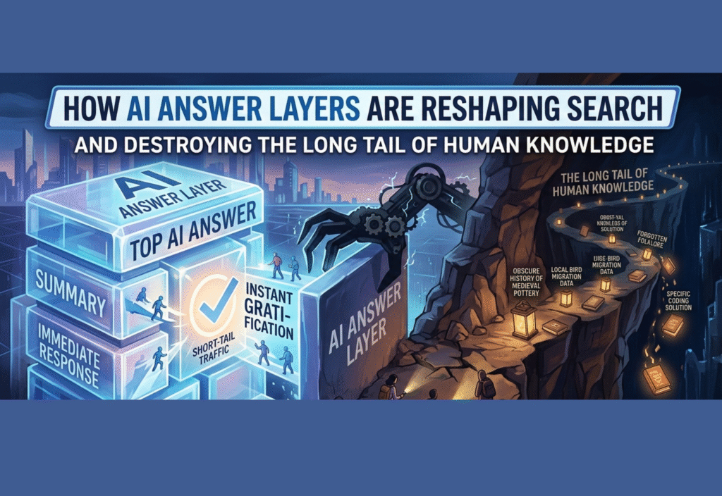 How AI Answer Layers Are Reshaping Search and Destroying the Long Tail of Human Knowledge
