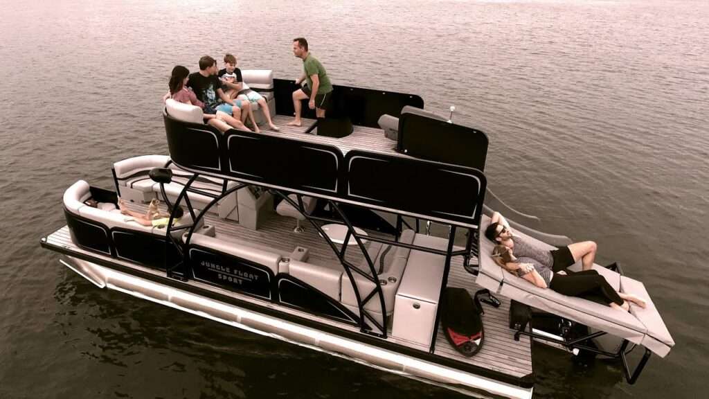 Pontoon Boat for Family Vacation Stress Free Lake Time