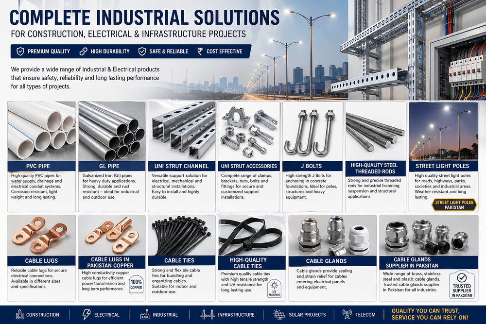 Cable Tray & EMT Conduit Pipe Solutions in Pakistan – Complete Guide