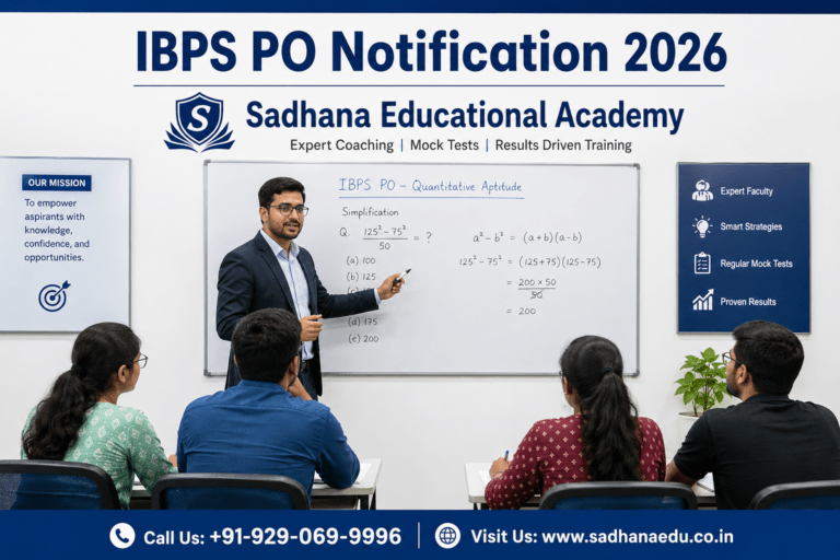 IBPS PO Notification 2026 IBPS PO Notification 2026
