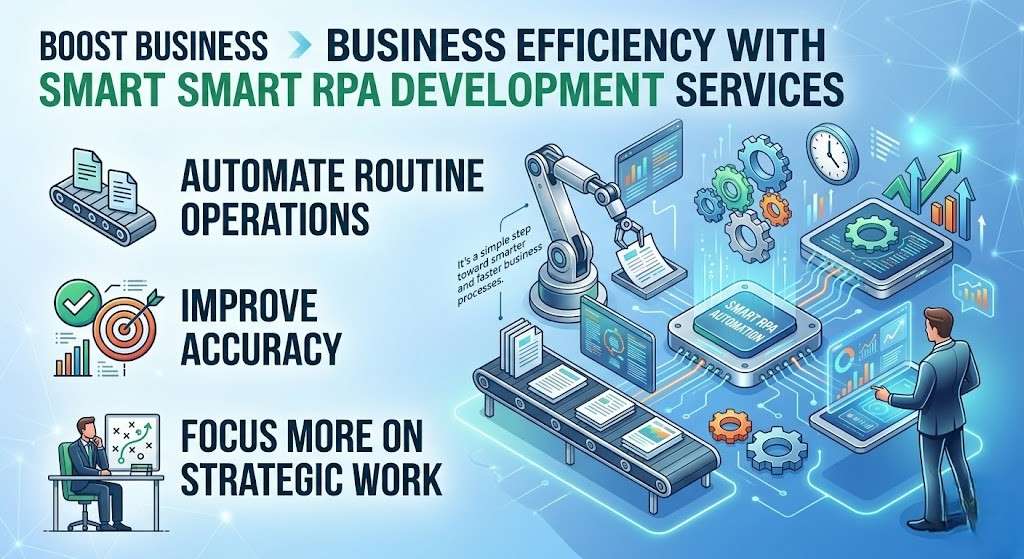 Boost Business Efficiency with Smart RPA Development Services Boost Business Efficiency with Smart RPA Development Services