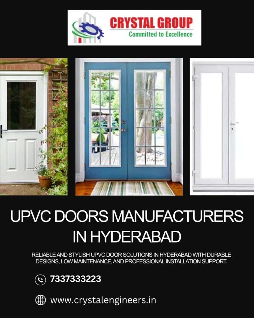 uPVC Doors Manufacturers in Hyderabad – Durable Solutions for Modern Spaces