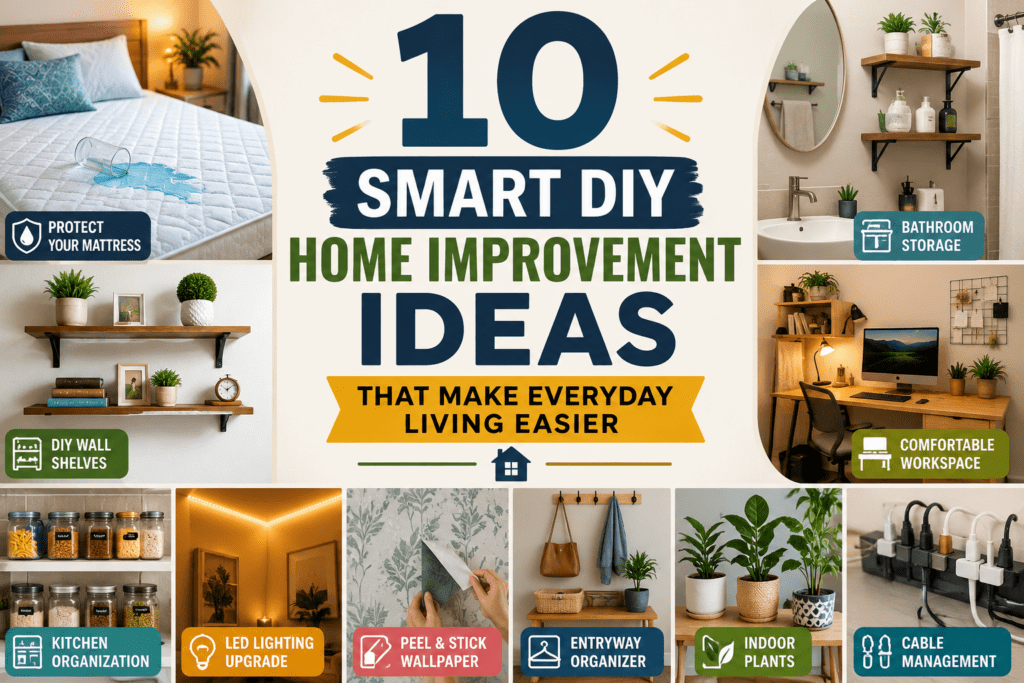 10 Smart DIY Home Improvement Ideas That Make Everyday Living Easier 10 Smart DIY Home Improvement Ideas That Make Everyday Living Easier