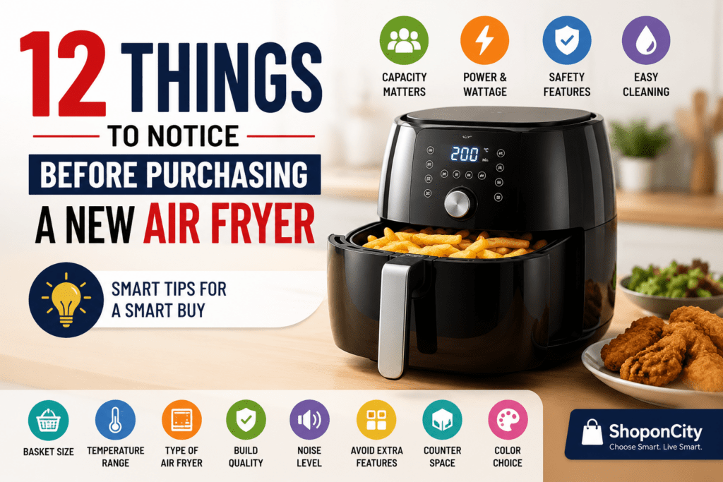 12 Things to Notice Before Purchasing a New Air Fryer 12 Things to Notice Before Purchasing a New Air Fryer
