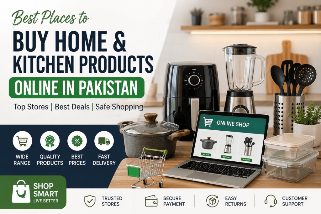 Best Places to Buy Home and Kitchen Products Online in Pakistan