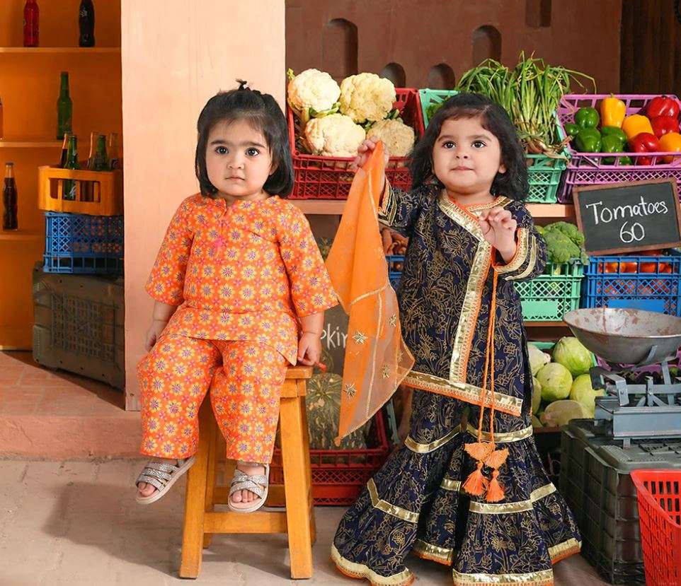 Embellished Girls Shalwars for Special Occasions