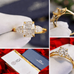 Modern Cushion Lab Grown Rings for Brides Modern Cushion Lab Grown Rings for Brides