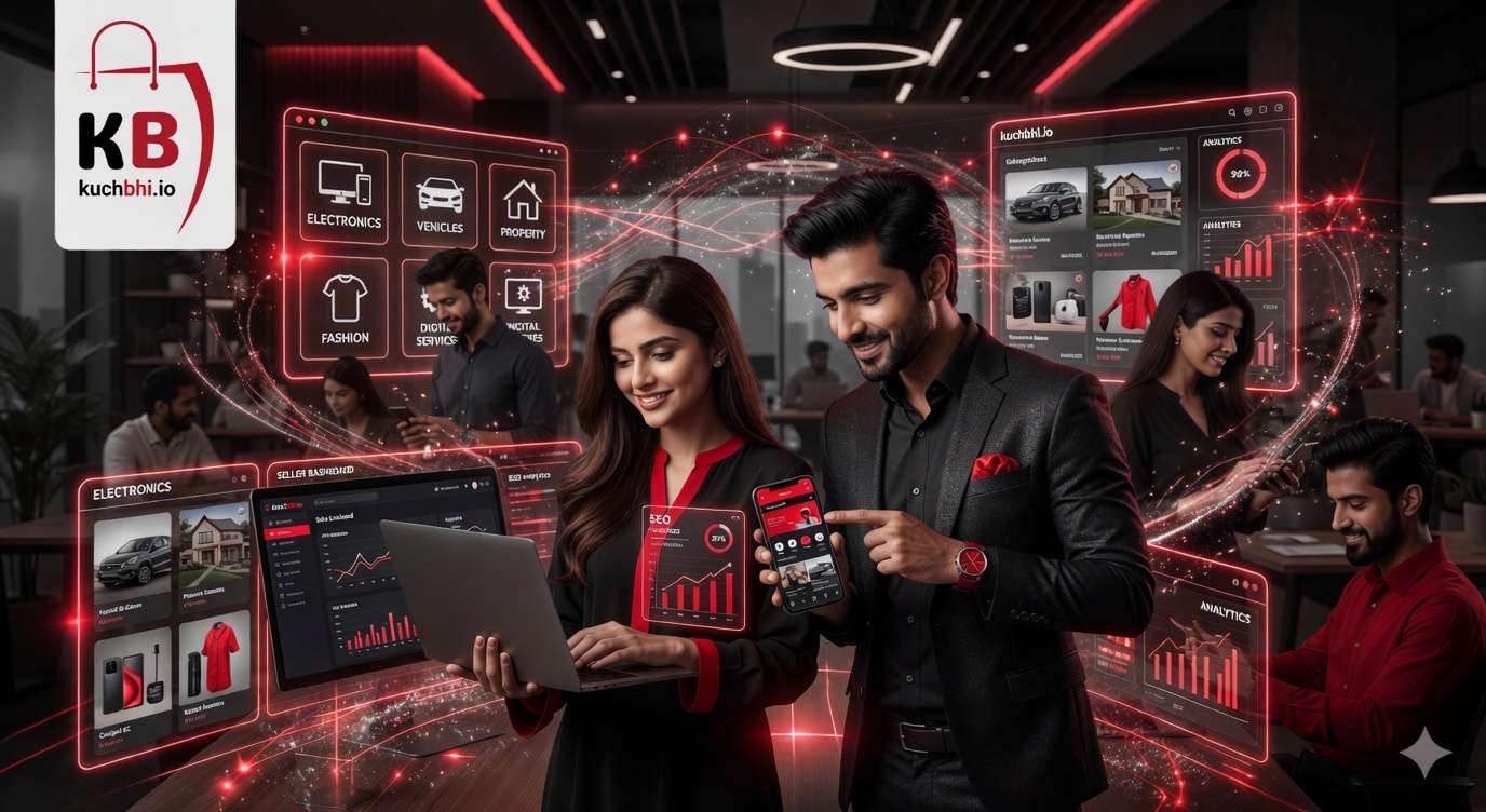 KuchBhi.io – Pakistan’s Smart Platform to Buy, Sell & Find Services Online