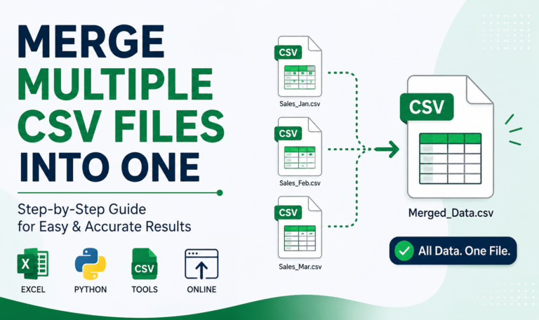 How to Merge Multiple CSV Files into One? How to Merge Multiple CSV Files into One?