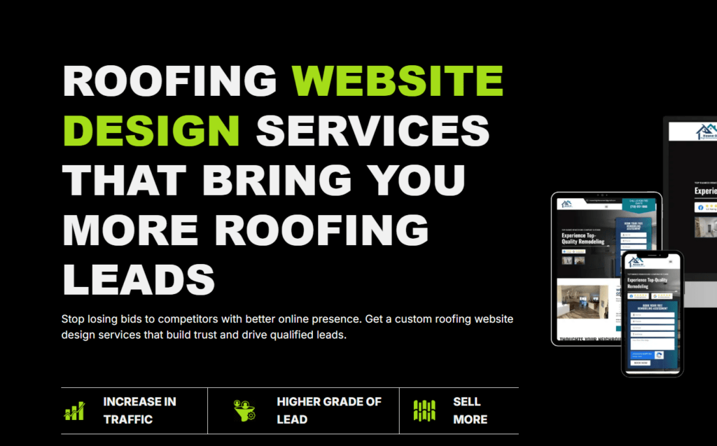 Roofing Website Design Services in Texas | Grow Your Sales