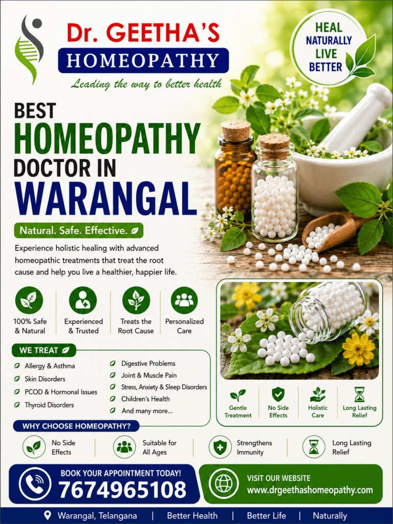 Advanced Homeopathy Solutions in Warangal for Better Living Advanced Homeopathy Solutions in Warangal for Better Living