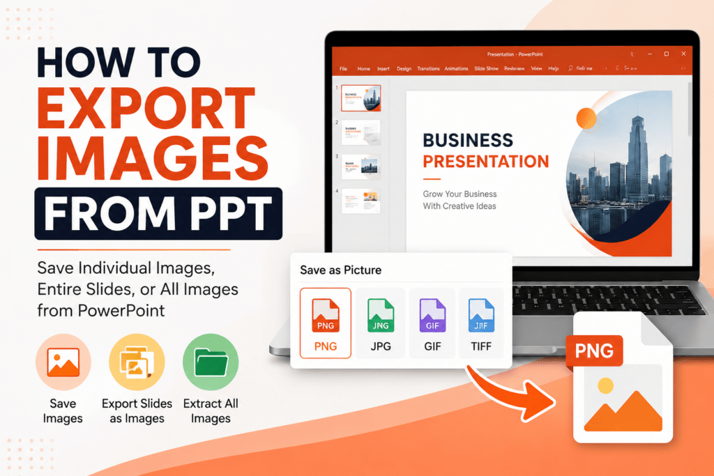 How to Export Images from PPT How to Export Images from PPT