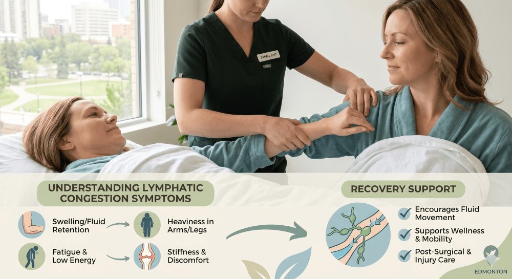 Lymphatic Drainage Massage Edmonton: Understanding Lymphatic Congestion Symptoms and Recovery Support Lymphatic Drainage Massage Edmonton: Understanding Lymphatic Congestion Symptoms and Recovery Support