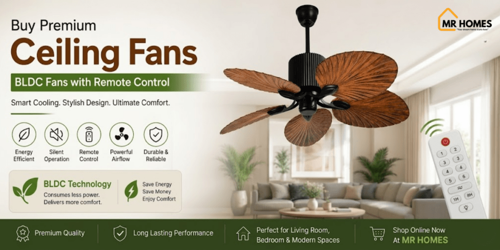 Shop Premium BLDC Ceiling Fans with Remote Control