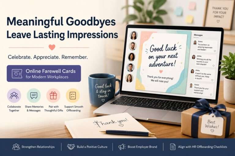 Digital Farewell Cards for Employee Engagement, Positive Exits, and HR Offboarding Success