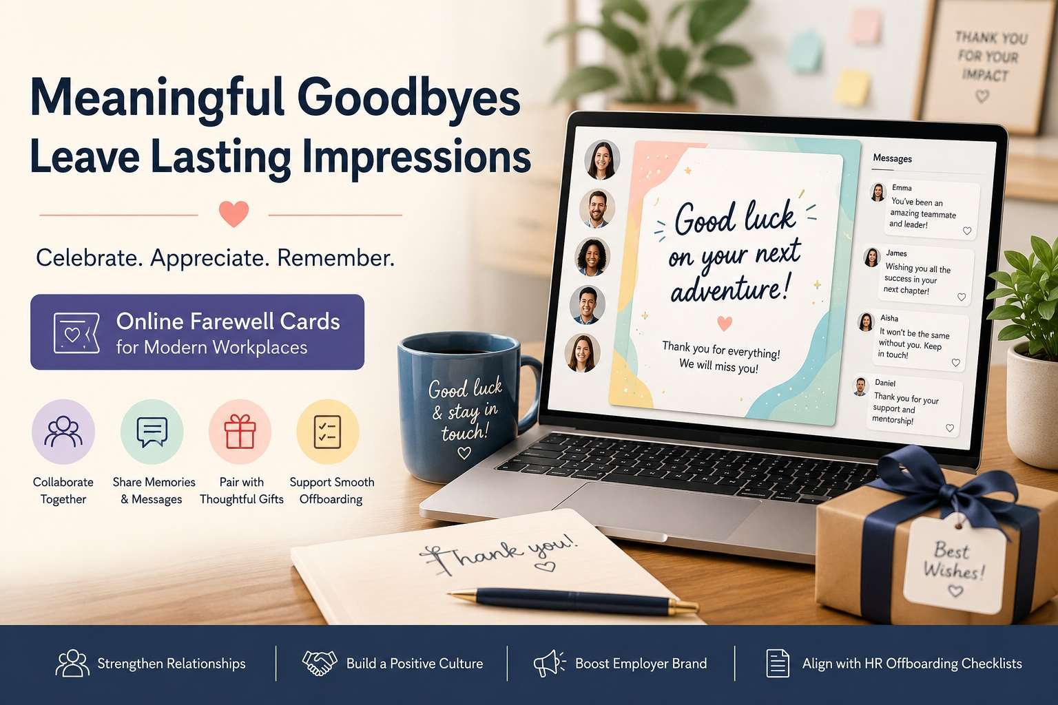 Digital Farewell Cards for Employee Engagement, Positive Exits, and HR Offboarding Success