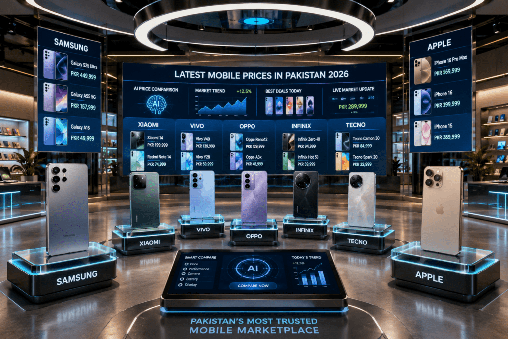 Latest Mobile Phone Prices in Pakistan