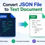 How to Convert JSON File to Text Document? Quick Ways