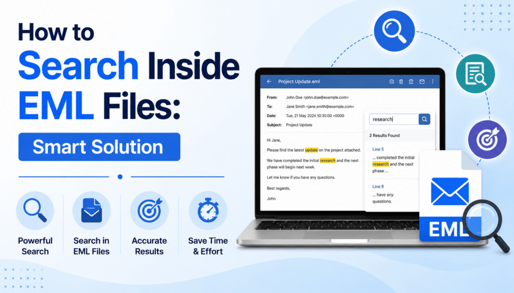 How to Search Inside EML Files: Smart & Effective Solution