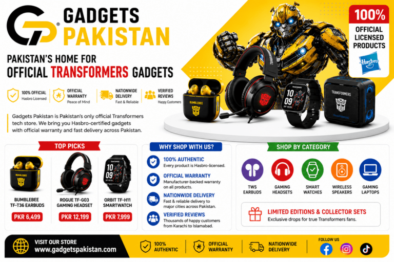 Gadgets Pakistan: Pakistan’s Home for Official Transformers Gadgets