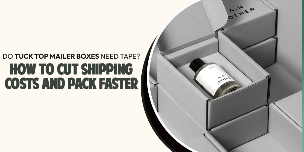 Do Tuck Top Mailer Boxes Need Tape? How to Cut Shipping Costs and Pack Faster