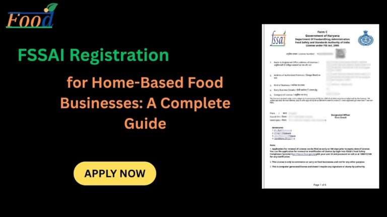 FSSAI Registration for Home-Based Food Businesses: A Complete Guide FSSAI Registration for Home-Based Food Businesses: A Complete Guide