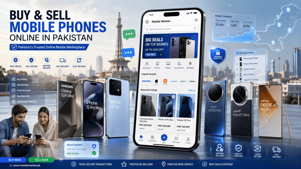 Buy and Sell Mobile Phones Online in Pakistan with MobileMate MobileMate