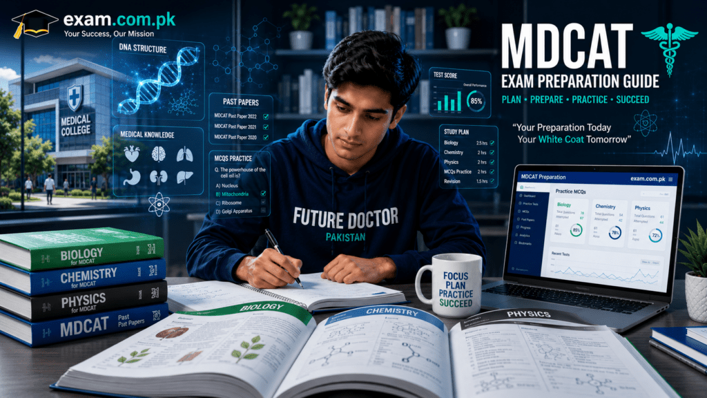 MDCAT Exam Preparation: Complete Guide to Score High in MDCAT 2026 MDCAT Exam Preparation