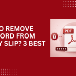 How to Remove Password from Salary Slip? 3 Best Ways