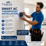 Smart AC Thermostat Installation Service in Dubai | Clean Air