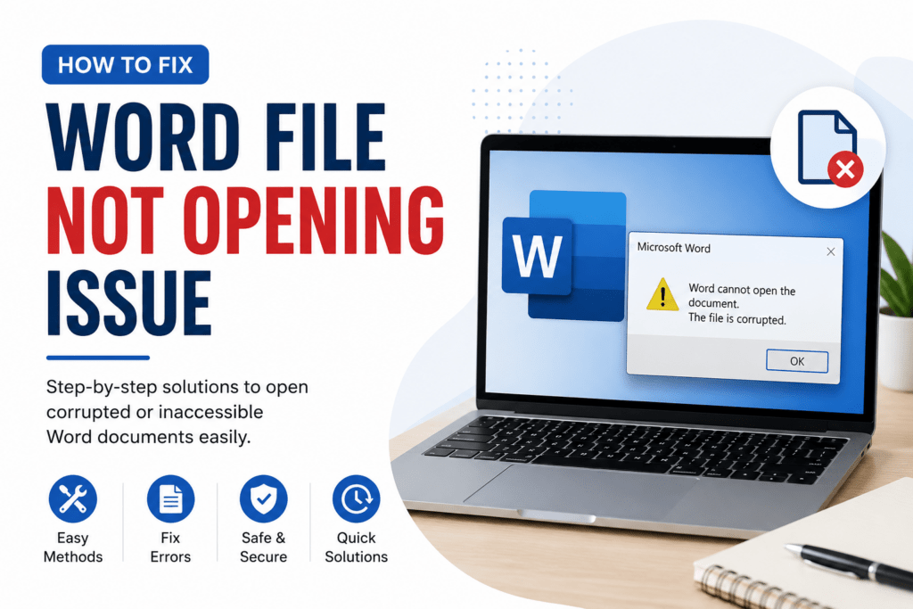 How to Overcome Word File Not Opening Issue?
