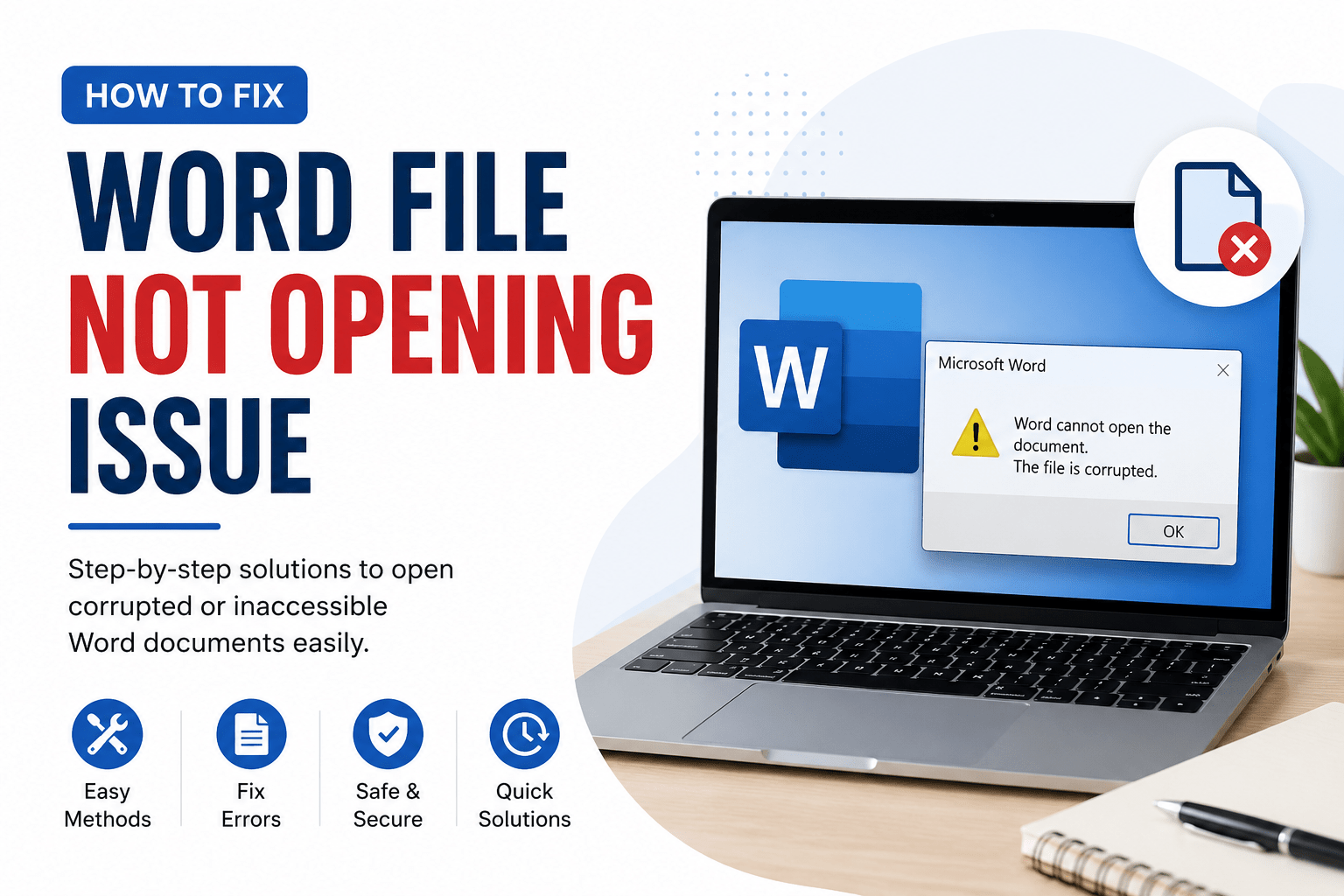 How to Overcome Word File Not Opening Issue?