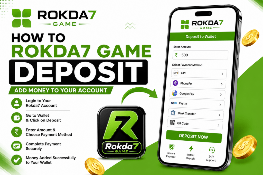 How to Rokda7 Game Deposit – Add Money to Account Safely