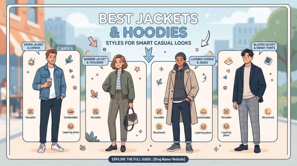 Best Jackets & Hoodies Styles for Smart Casual Looks
