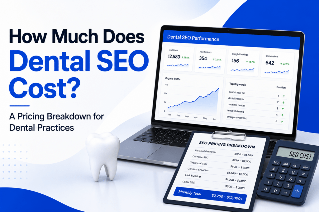 How Much Does Dental SEO Cost? A Pricing Breakdown for Dental Practices How Much Does Dental SEO Cost? A Pricing Breakdown for Dental Practices