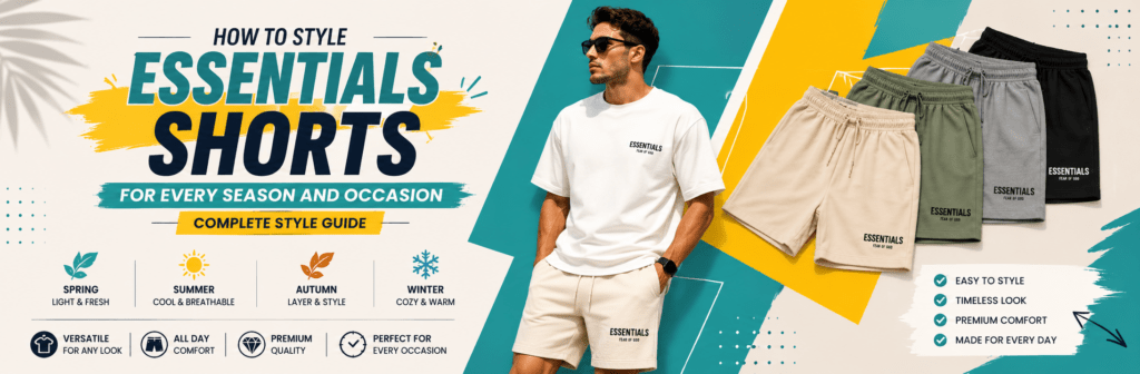 How to Style Essentials Shorts for Every Season and Occasion | Complete Style Guide How to Style Essentials Shorts for Every Season and Occasion | Complete Style Guide