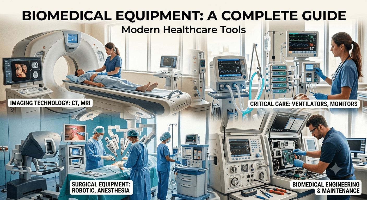 Biomedical Equipment: A Complete Guide to Modern Healthcare Tools Biomedical Equipment: A Complete Guide to Modern Healthcare Tools